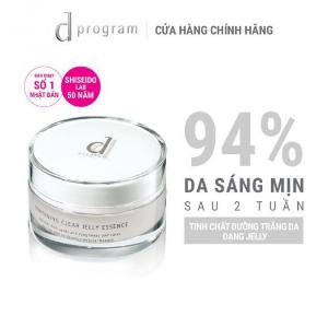 Tinh chất D Program dưỡng trắng da dạng Jelly dProgram Whitening Clear Jelly Essence 60g