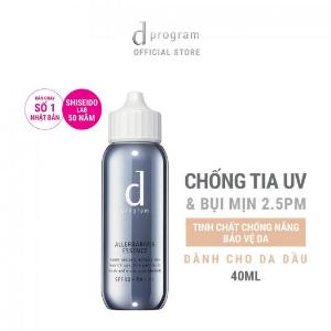 Tinh chất chống nắng D Program bảo vệ da khỏi bụi mịn và ô nhiễm môi trường Allerdefense Essence 40ml