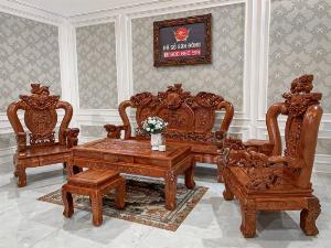 Bộ Bàn Ghế Nghê Đỉnh Lưỡng Phụng