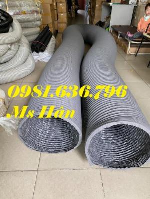 Báo giá ống gió mềm có lõi thép D150.