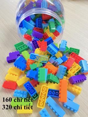 Đồ chơi lắp ghép thông minh nhiều chi tiết dành cho trẻ em vui chơi, vận động