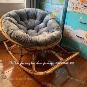 Ghế thư giãn đọc sách bằng mây tự nhiên