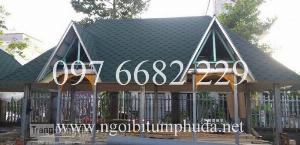 Tấm lợp bitum phủ đá cao cấp nhập khẩu từ châu âu