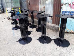 Chân bàn cafe đế mâm sắt cao cấp