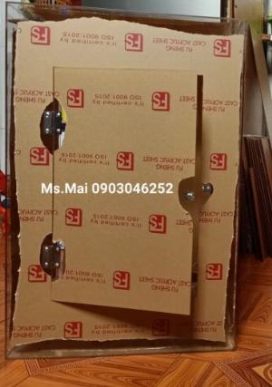 Thùng phiếu mica 20,30,40 vuông