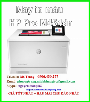 Máy in màu HP Color Laserjet pro m454dn giá siêu cực tốt