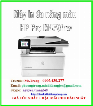 Máy in đa năng màu HP Color laserjet pro mfp m479fnw giá siêu cực tốt nhất