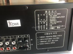 Bán chuyên ampli karaoke 203N( korea ) đẹp...