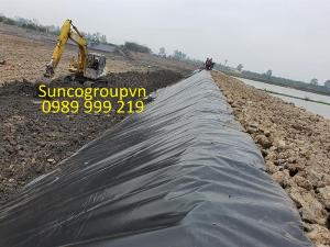 Màng hdpe cuộn 100m2,200m2,250m2 Chống Thấm Hay Tấm Chống Thấm Hdpe Hồ Nuôi Tôm, Hầm Biogas..