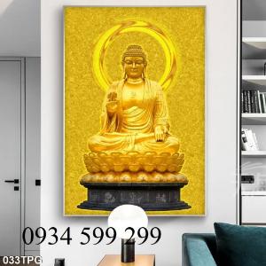 Tranh tượng phật - tranh gạch men - tranh gạch 3D