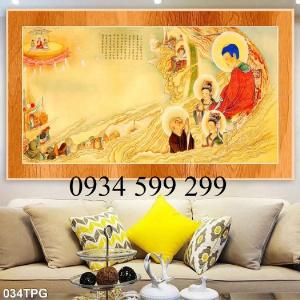 Tranh tượng phật - tranh gạch men - tranh gạch 3D