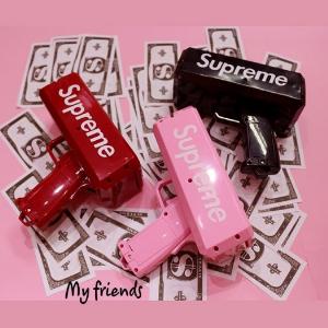 Máy Bắn Tiền Supreme Cash Cannon Money Gun Pink