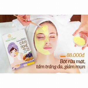 Cám Nghệ Mật Ong Nho Ái Liên (Grape Honey Tumeric Rice Bran) - Ái Liên Hoàng Tường