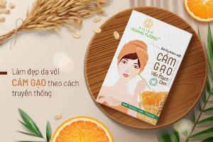 Cám Gạo Yến Mạch Cam Ái Liên(Orange Oat Rice Bran) - Ái Liên Hoàng Tường