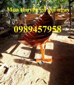 Bán Xuồng gỗ trưng bày nhà hàng 3m, 4m, 5m có sẵn