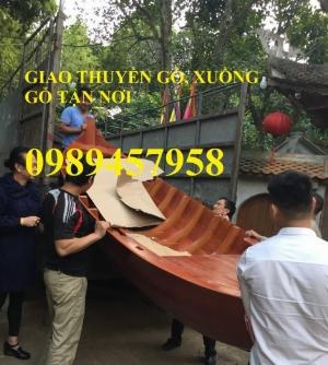 Bán Xuồng gỗ trưng bày nhà hàng 3m, 4m, 5m có sẵn