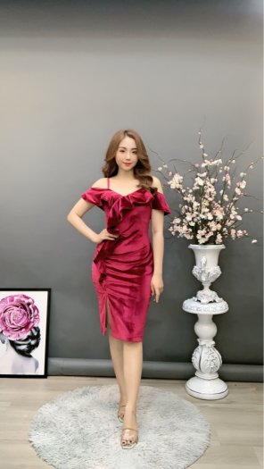 Đầm váy nữ Nhung thiết kế dáng body sang trọng SG