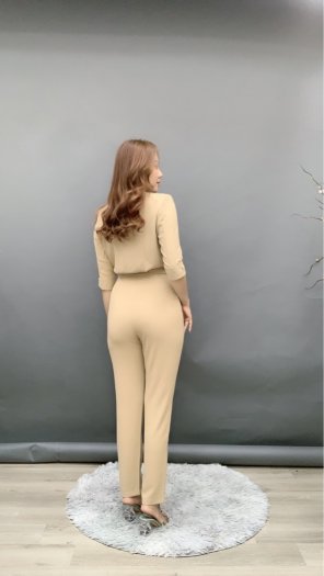 Jumpsuit thiết kế kiểu Vest tay lỡ Hàn Quốc SG