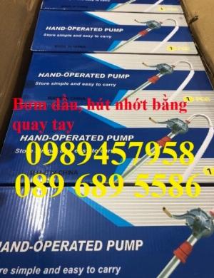 Dụng cụ bơm hóa chất quay tay, Bơm nhớt bằng tay, Bơm dầu quay tay