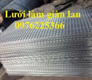 Sản xuất lưới làm giàn lan D3, D4 ô 35x35mm, 40x40mm, 50x50mm