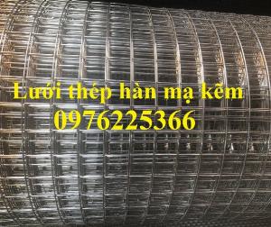Lưới hàn mạ kẽm ô 40x40mm, 35x35mm, 50x50mm
