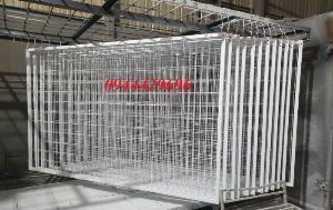 Hàng rào lưới thép hàn D5 a 50x150 mạ kẽm sơn tĩnh điện