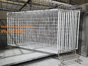 Hàng rào lưới thép hàn D5 a 50x150 mạ kẽm sơn tĩnh điện