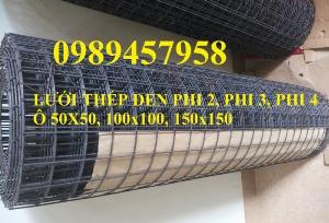 Lưới thép phi 4 ô 50x50 mạ kẽm cuộn khổ 1,2x2m và 1,5mx2m và 1,5x3m có sẵn