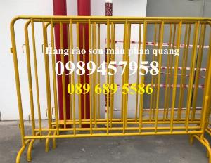 Hàng rào khu chung cư, hàng rào di động barie 1mx2m, 1,2mx2m, 1,5mx2m có sẵn