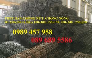 Lưới thép hàn phi 4 ô 50x50, 50x100, 100x100, 50x200, 200x200 Lưới thép có sẵn