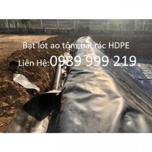 Bạt hdpe 0.75mm cuộn 200m2,250m2 khổ 4x50m;5x50m lót bãi rác,hố biogas 2021
