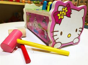 Trò chơi búa đập chuột đồ chơi gỗ vận động