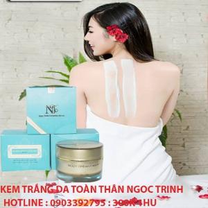 Kem trắng da toàn thân ban ngay