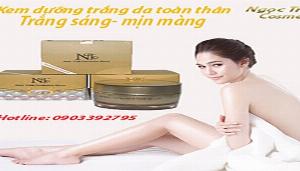 Kem trắng da toàn thân ban ngay