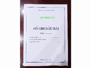 Sổ ghi đầu bài cấp 2, cấp 3