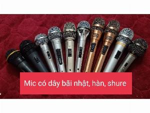 Mic bãi nhật, hàn, mỹ (Shure, Bose...)