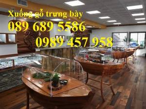 Mẫu xuồng trang trí 2m, 2m5, 3m, Thuyền trang trí nhà hàng và quán cafe
