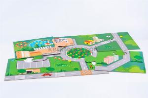 Đồ chơi gỗ mô hình thành phố tương lai nhập vai sáng tạo