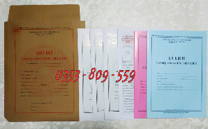 Cung cấp Hồ sơ cán bộ công chức viên chức mẫu b07/bnv tt07/2019 giá sỉ, rẻ