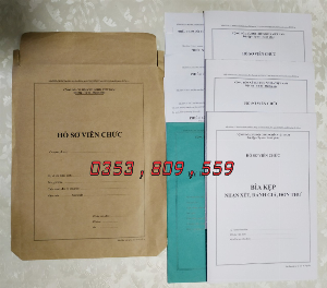 Hồ sơ viên chức giáo viên theo thông tư số 07/2019