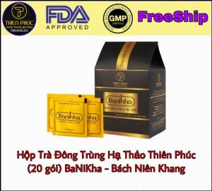 Trà Đông Trùng Hạ Thảo Thiên Phúc BaNiKha 20 gói