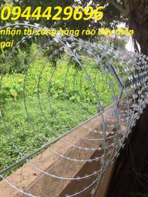 Dây thép gai hình dao Đk 60cm hàng sẵn kho