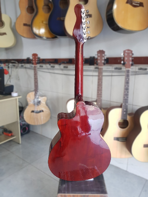 Bán đàn guitar tân cổ phím lõm gỗ hồng đào tặng kèm bao da 3 lớp