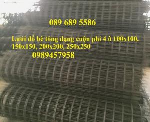 Lưới thép phi 4 đổ bê tông, Thép đổ sàn phi 4 a 200x200 giao hàng ngay