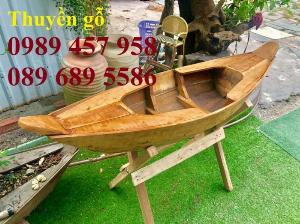 Thuyền gỗ ba lá, Thuyền gỗ sao, Thuyền gỗ trang trí nhà hàng
