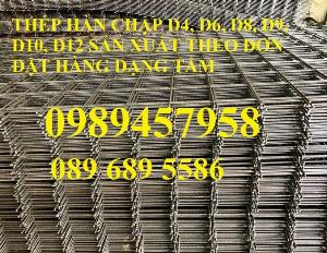 Lưới thép hàn chập phi 3, phi 4, phi 5, phi 6, phi 8, phi 10 giao hàng sớm