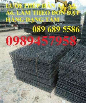 Lưới thép hàn chập phi 3, phi 4, phi 5, phi 6, phi 8, phi 10 giao hàng sớm