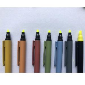 Bút bi tích hợp bút highlight dạ quang tiện lợi