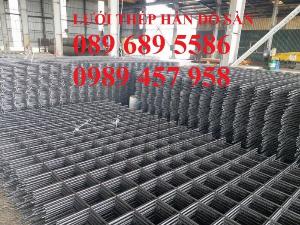 Lưới thép đổ bê tông phi 5 mắt 200x200, phi 6 ô 150x150, 200x200 giao tận nơi