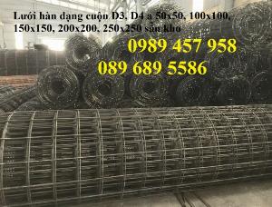 Bán Lưới đổ bê tông phi 3 chống thấm và chống nứt , Lưới thép hàn phi 4 50x50, 100x100